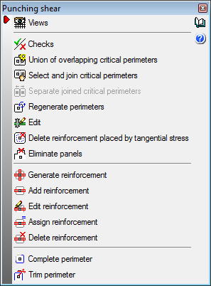 CYPECAD. Punching shear verification